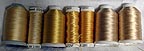 Yellow Silk Thread Spools
